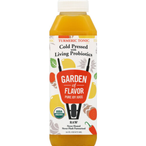 Garden of Flavor Cold-Pressed Juice, Turmeric Tonic