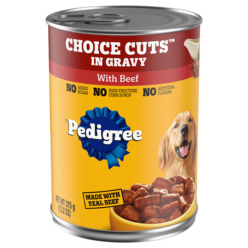 Pedigree Adult Canned Soft Wet Dog Food with Beef