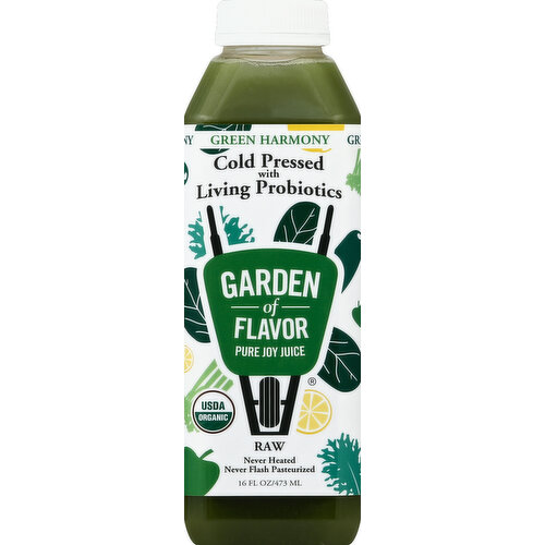 Garden of Flavor Cold-Pressed Juice, Green Harmony