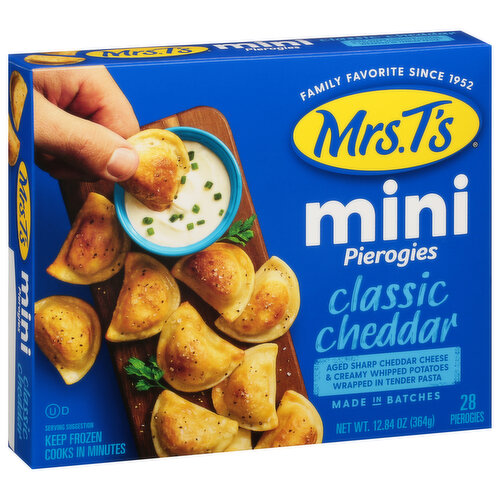 Mrs. T's Mini Pierogies, Classic Cheddar