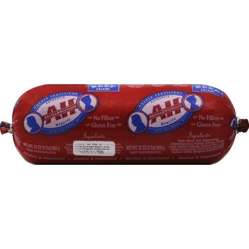A & H Beef Salami Chub