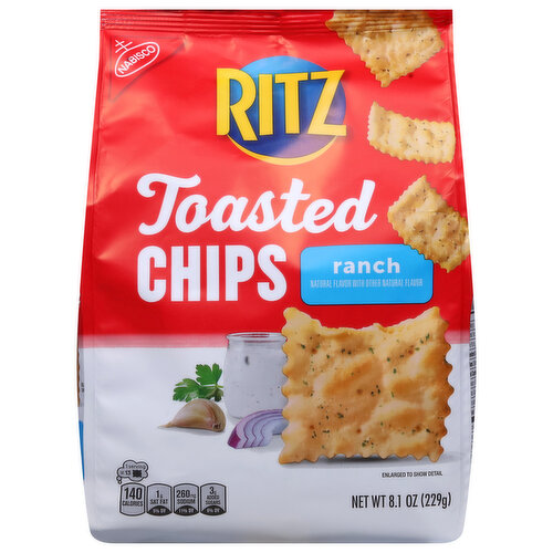 Ritz Toasted Chips Ranch Crackers