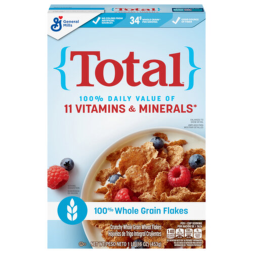 Total Breakfast Cereal, with Whole Grain Flakes