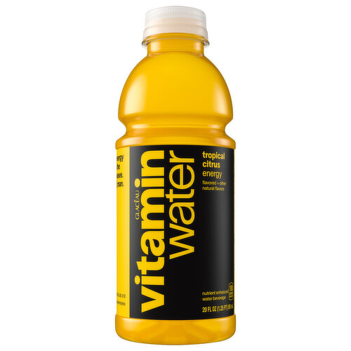 vitaminwater Energy Electrolyte Enhanced Water with Vitamins, Tropical Citrus Drink