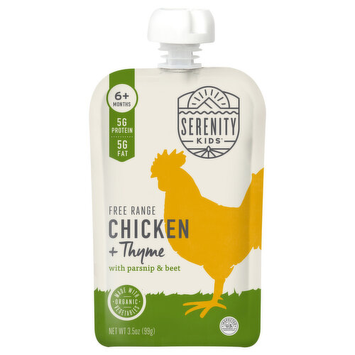 Serenity Kids Pouch Chicken Thyme