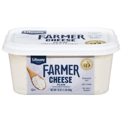 Lifeway Probiotic Farmer Cheese, Plain Unsweetened