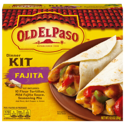 Old El Paso Dinner Kit, Fajita