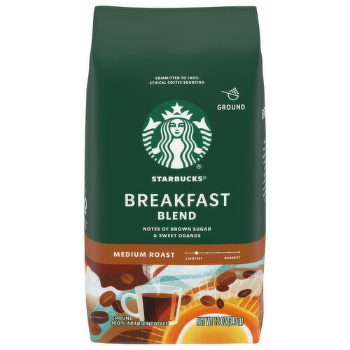 Starbucks Breakfast Blend Ground Coffee