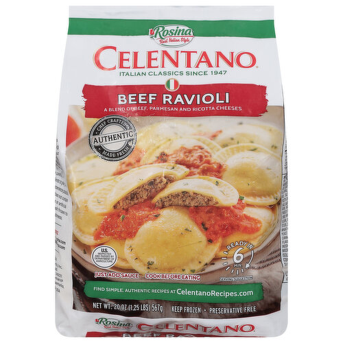 Celentano Ravioli, Beef
