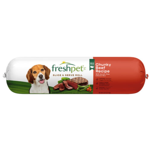 Freshpet Select Chunky Beef Vegetable & Rice Roll