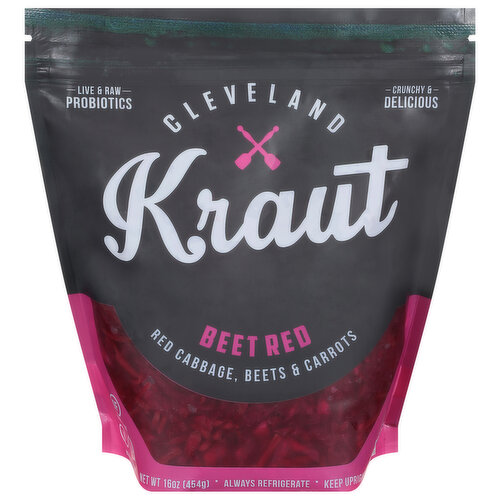 Cleveland Kraut Red Beet Sauerkraut
