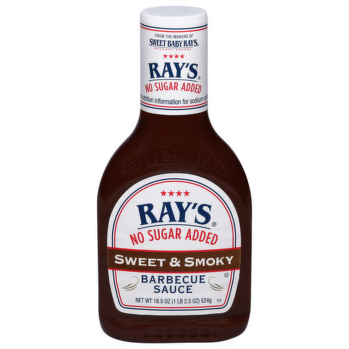 Ray's No Sugar Added Hickory Barbecue Sauce