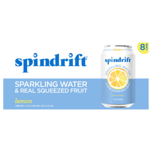 Spindrift Sparkling Water Lemon