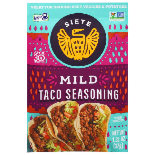 Siete Family Foods, Seasoning Taco Mild