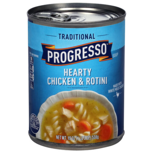 Progresso Soup, Hearty Chicken & Rotini, Traditional