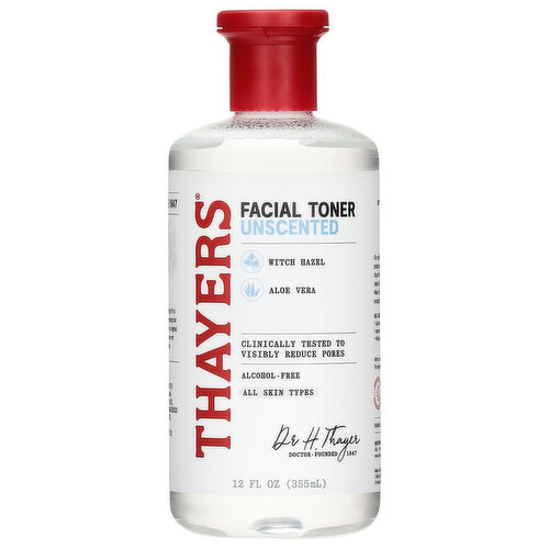 Thayers Witch Hazel Unscented Aloe Vera Facial Toner
