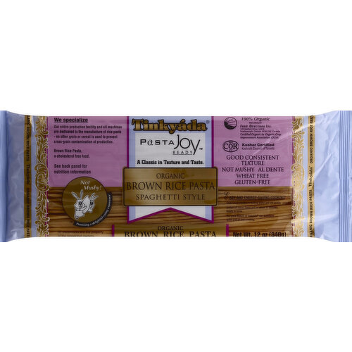 Tinkyada Brown Rice Spaghetti Style Organic Gf