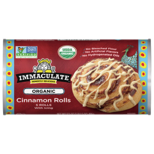Immaculate Baking Cinnamon Rolls, Organic