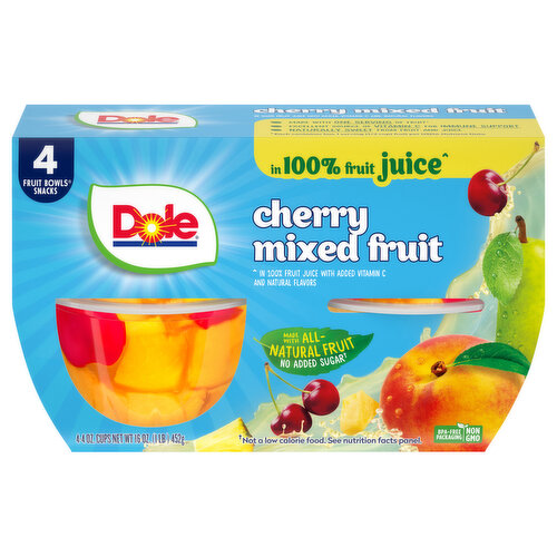 Dole Cherry Mixed Fruit in 100% Fruit Juice