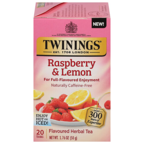 Twinings Herbal Tea Raspberry And Lemon