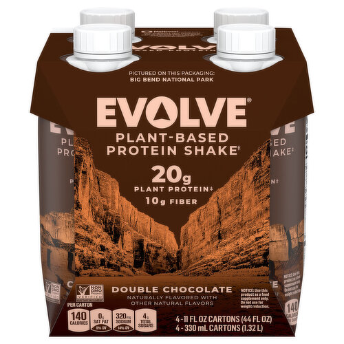 Evolve Chocolate Plant Protein Shakes