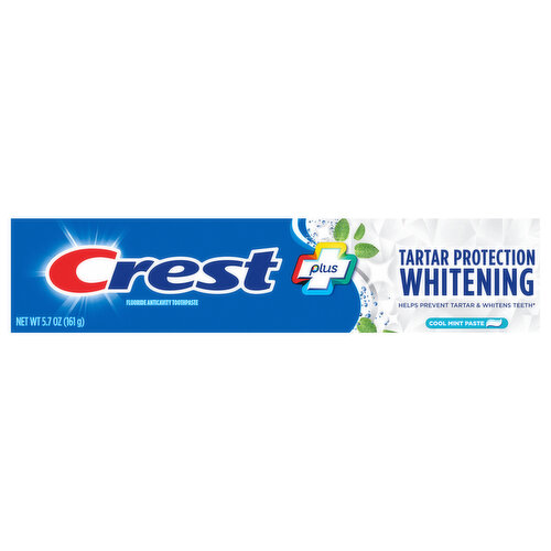 Crest Toothpaste Plus Tartar Protection Whitening