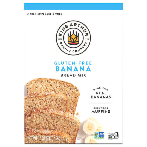 King Arthur Baking Company Banana Bread + Muffin Mix, Gluten Free