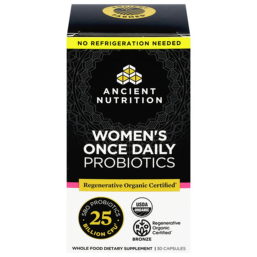 Ancient Nutrition ROC Probiotic Shelf Stable Women's Once Daily 25B