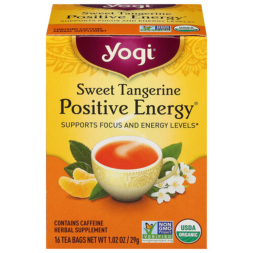 Yogi Tea Sweet Tangerine Positive Energy