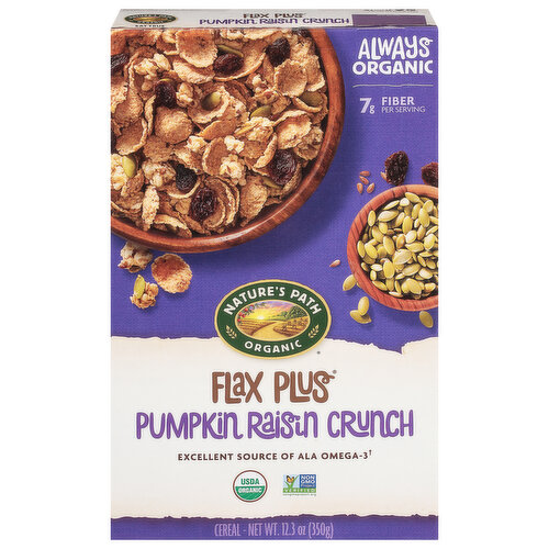 Nature's Path Flax Plus Pumpkin Raisin Crunch Cereal