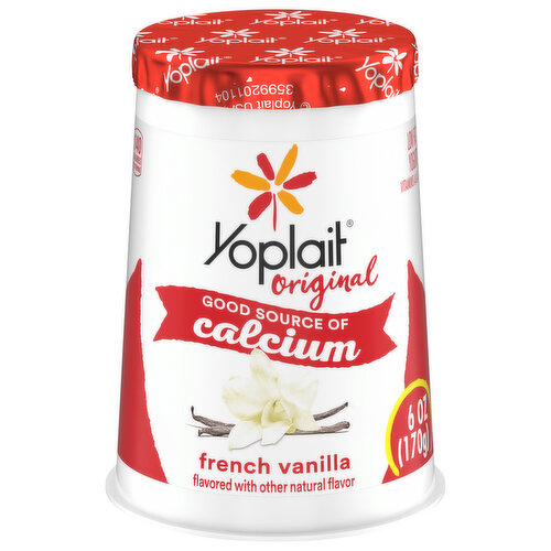 Yoplait Original Yogurt, French Vanilla, Low Fat Yogurt