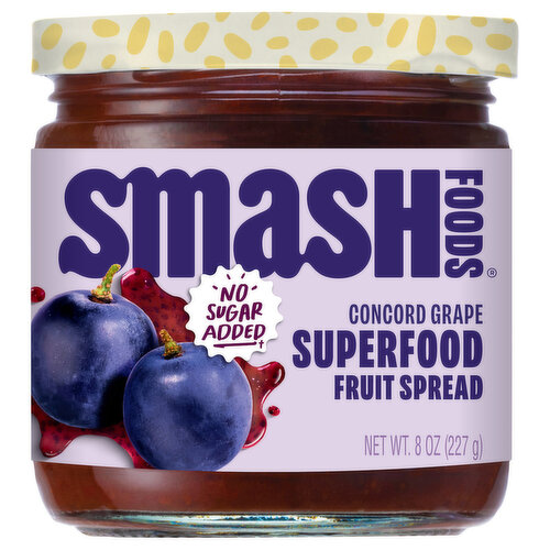 Chia Smash Concord Grape Superfood Jam