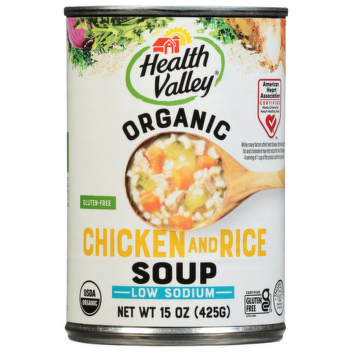 Health Valley Soup, Organic, Chicken and Rice