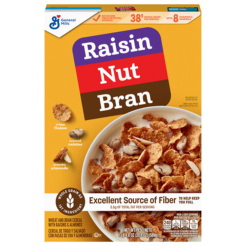 General Mills Cereal, Raisin Nut Bran