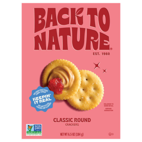 Back To Nature Crackers Classic Round