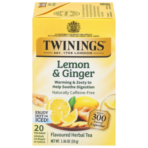 Twinings Herb Lemon Ginger Tea