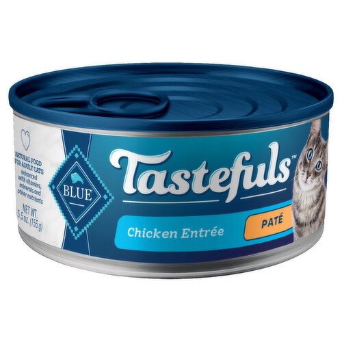 Blue Buffalo Cat Food, Indoor Chicken Entree, Pate