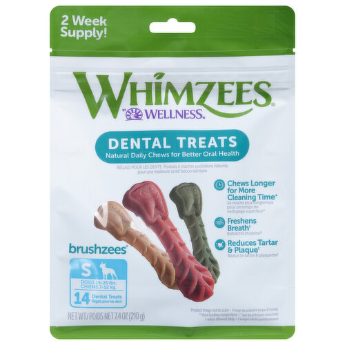 Whimzees Dental Dog Treats Small