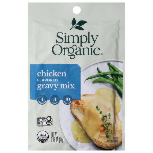 Simply Organic Gravy Mix, Chicken Flavored