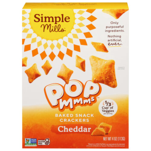 Simple Mills Pop Mmms Cheddar