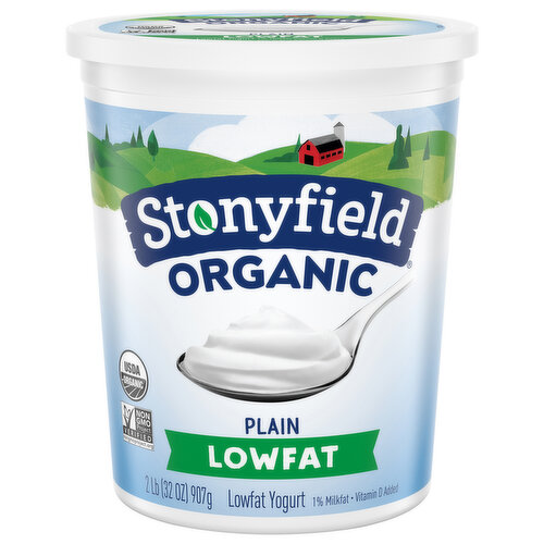Stonyfield Organic Plain Lowfat Yogurt