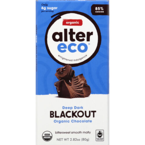 Alter Eco Chocolate Bar Classic Blackout