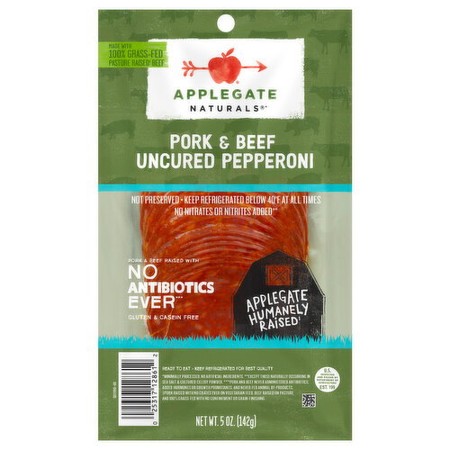 Applegate Pork & Beef Uncured Pepperoni