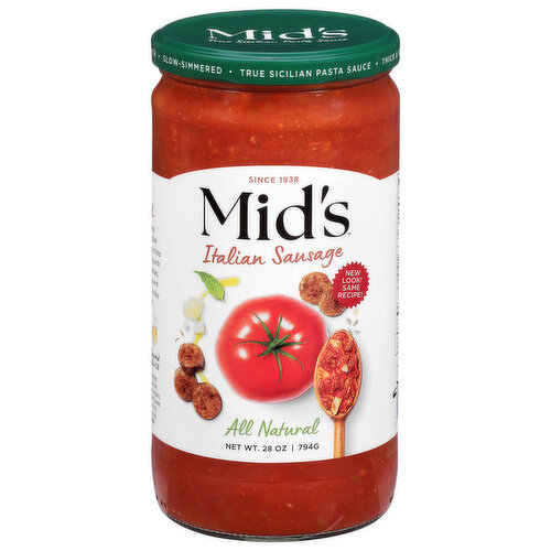 Mids Pasta Sauce Italian Sausage