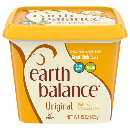 Earth Balance Buttery Spread, 78% Vegetable Oils, Original