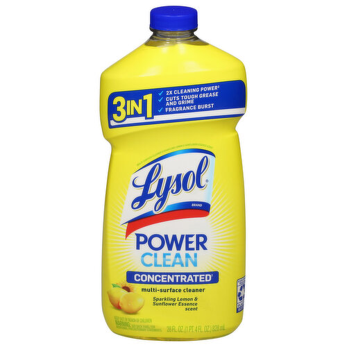 Lysol Sparkling Lemon & Sunflower Essence Pourable All-Purpose