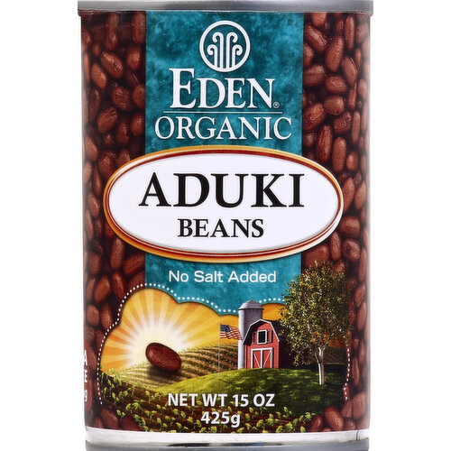 Eden Foods Aduki Beans, No Salt Added