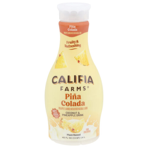 Califia Farms Plant Based Pina Colada Coconut & Pineapple Drink