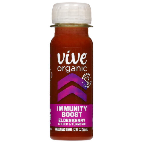 Vive Organic Immunity Boost Elderberry Wellness Shot
