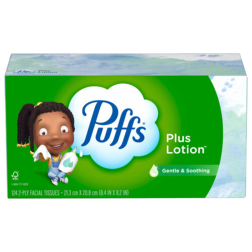 Puffs Lotion Facial Tissues